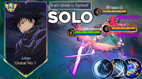 Win Streak How To Play Julian Solo Ranked Game In Mythical Glory