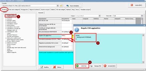 Cambiare Colore Allo Sfondo Del Sito Ready Pro Manuale Utente