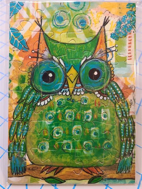 Art Jigsaw Puzzles, Fine Art Puzzles, Jigsaw Puzzle Artist, Owl Jigsaw Puzzle, Bird Puzzle, Cute ...