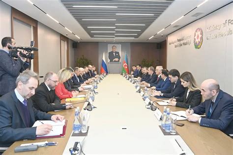 Azerbaijani And Russian Foreign Ministers Meeting In Expanded Format