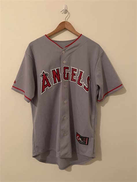 Majestic Angels Mike Trout Jersey | Grailed