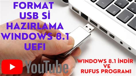 Format USB si Hazırlama Windows 8 1 Rufus Programı ile Flaş Disk