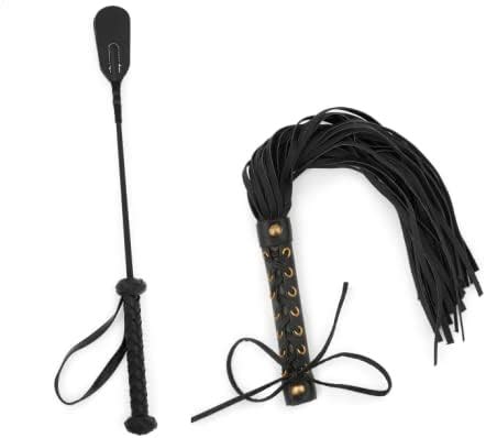 Amazon RIDIN Leather Faux Sex Whip 18 And Adult Sex Crop 18 BDSM