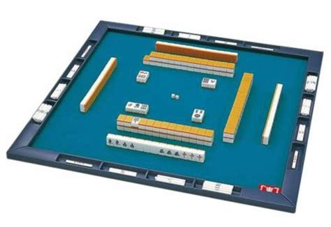 Japanese Mahjong Mahjongg Pai Sango Mat Set With Case From Japan Ebay