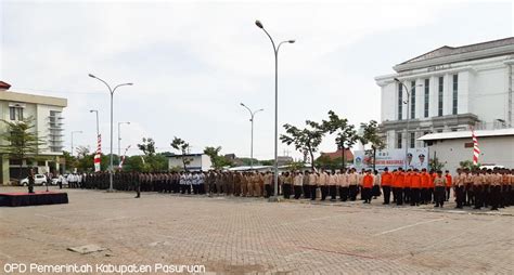 Upacara Bela Negara Ke 74 Kesbangpol Pasuruan BKP Kabupaten Pasuruan