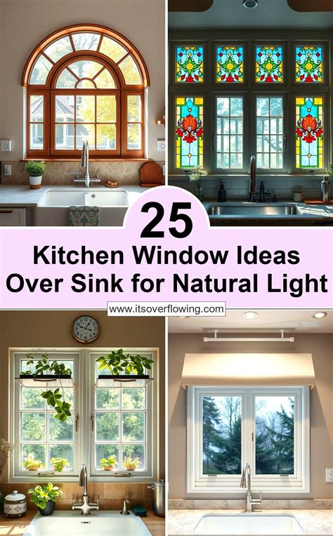 kitchen window ideas  sink  natural light
