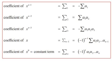 Vietas Formula For Polynomial Equations Definition Theorem