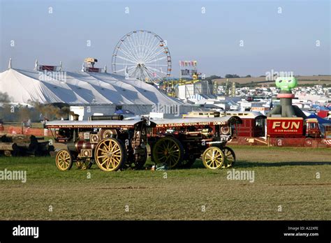 Traction Engines At The Great Dorset Steam Fair Stock Photo Alamy