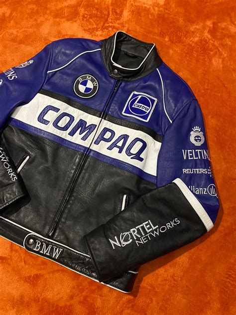 Bmw 90s Bmw Compaq Leather Racing Jacket Grailed