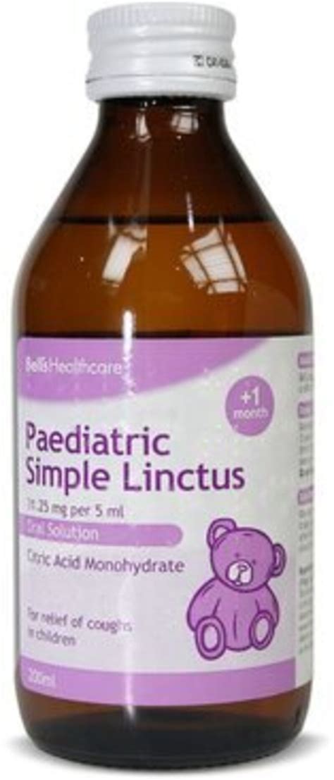 BELL'S paediatric simple linctus 100ml | Pharmacy near me