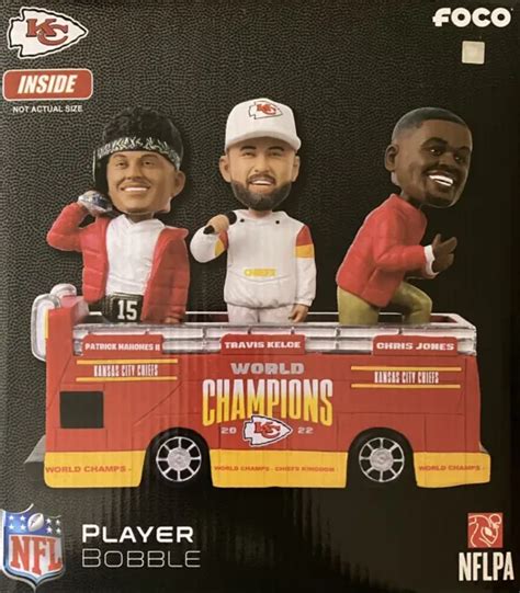 KANSAS CITY CHIEFS Super Bowl LVII Champions Parade Bus Mini Bobblehead