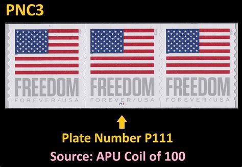 US 5788 Flag Freedom Forever PNC3 APU P111 From Coil Of 100 MNH 2023