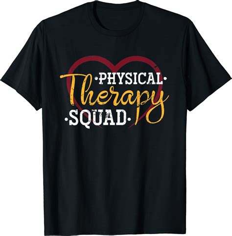 Funny Physical Therapy Squad Pta T Physical Therapy T Shirt