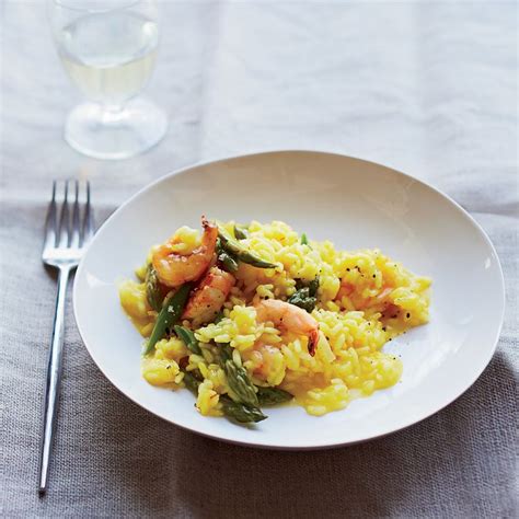 Shrimp-Asparagus Risotto Recipe