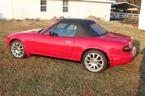 Miata Mx Red Rally Racer Dr Hard Top And New Convertible In