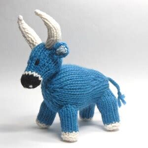 Babe The Blue Ox Knit Soft Sculpture Knit Ox Woodland Decor Etsy