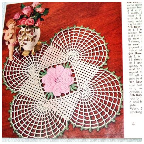 Crochet Doilies Star Pattern Instruction Booklet Ruby Lane