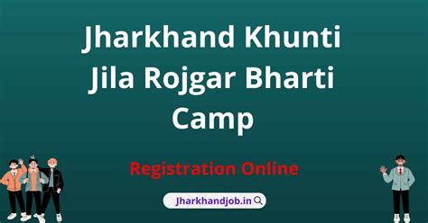 Khunti Rojgar Bharti Camp 2022 Registration Online 5310 Post