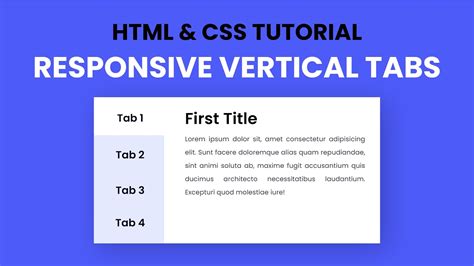 How To Create Tab Using Html And Css Vertical Tab Design Images And