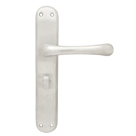 Kr Lucas Pavtom Milena Door Lever Handle Privacy 250mm Satin Chrome 8102sc Keeler Hardware