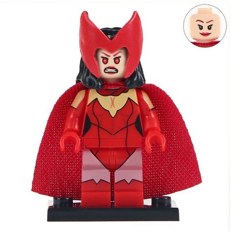 Minifigure Scarlet Witch Marvel Super Heroes Compatible Lego Building ...