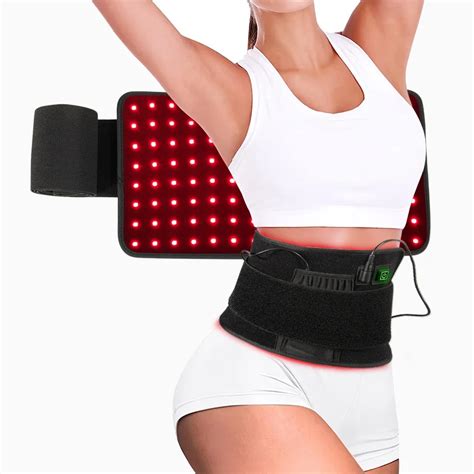 Custom Logo Weight Loss 660nm 850nm Timer Flexible Belt Red Therapy Light Infrared Red Light