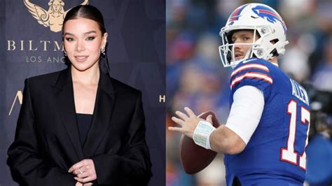 Hailee Steinfeld Calls Out Reporter Not Having Josh Allen’s Jersey