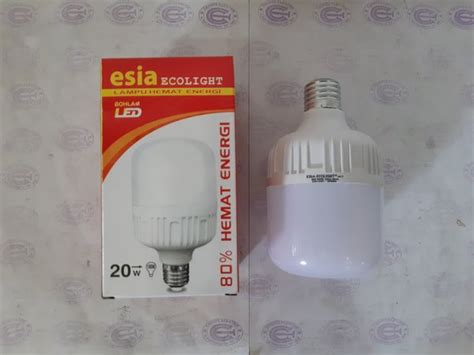 Jual Lampu ESIA LED Ecolight Model Kapsul Tabung 20 Watt MURAH Di