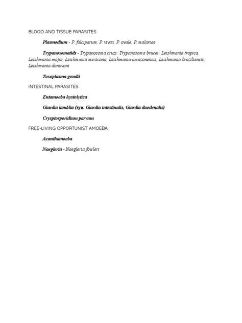 PDF Parasites Protozoans DOKUMEN TIPS