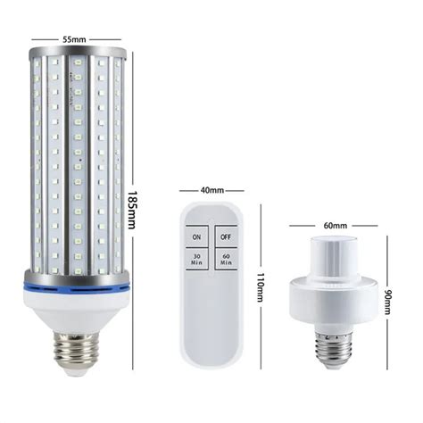 60W UVC Germicidal Light UV Ultraviolet Stérilisation E27 Corn Bulbe