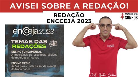 Reda O Encceja Primeiras Impress Es Youtube