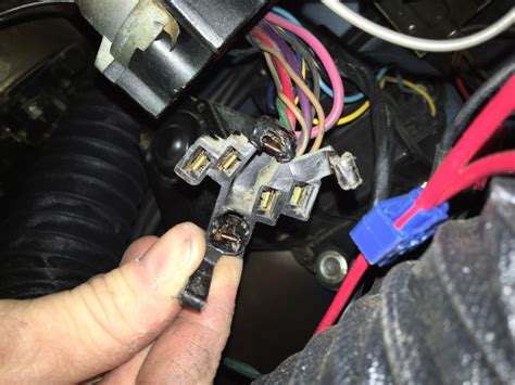 Melted Red And Pink Wires At Ignition Plug The 1947 Present