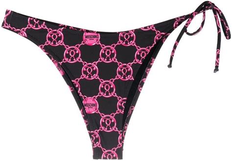 Moschino Monogram Tie Fastening Bikini Briefs Shopstyle Two Piece