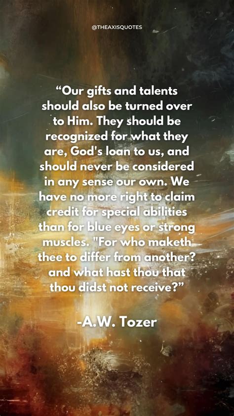 Leaders Drafted By The Holy Spirit A W Tozer Quotes Artofit