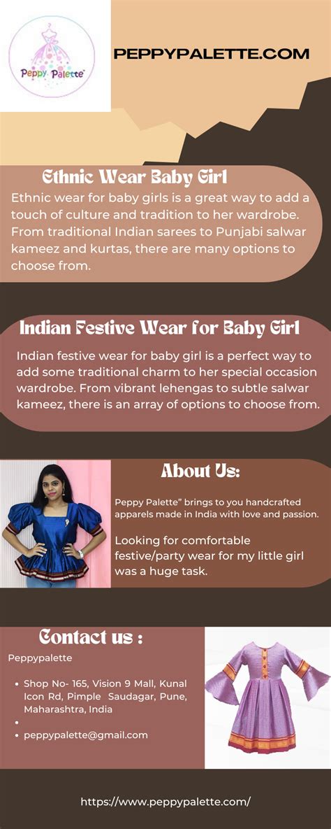 Indian Festive Wear for Baby Girl - Peppy Palette - Medium