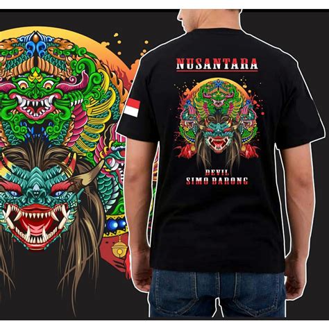 Jual Kaos Singo Barong Barongan Devil Kaos Simo Barong Jaranan