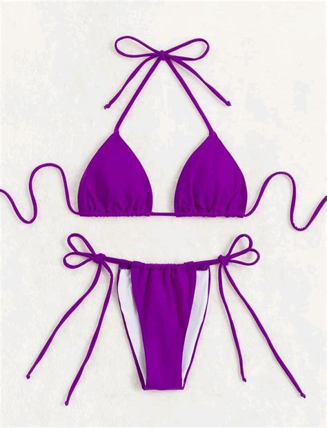 Purple Bikini Bienvenidos A Sunflower