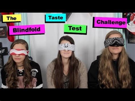 Blindfold Taste Test Challenge YouTube