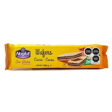 Galletas Santiveri Noglut Wafers Con Cacao 150 G Walmart