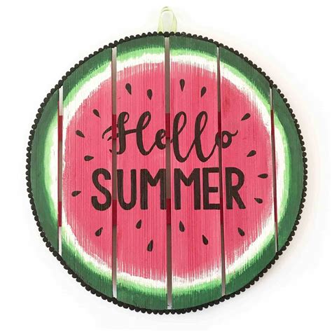 Diy Watermelon Summer Sign Summer Signs Summer Wood Sign Summer