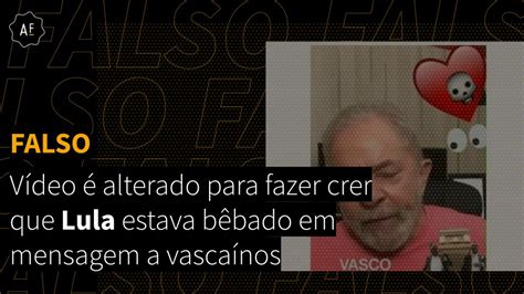 Aos Fatos On Twitter No Ar V Deo Alterado Para Fazer Crer Que Lula