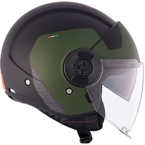 Casque De Moto Jet Mt Helmets Viale Sv S Beta A Vert Mat Vente En