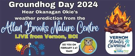 Groundhog Day Event 2024! - Allan Brooks Nature Centre