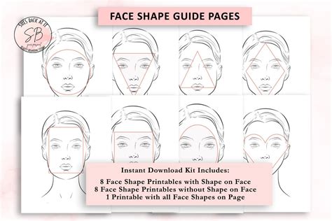 Makeup Artist Face Chart Face Chart Face Shape Guide Face Face Shapes Guide Face Chart Face