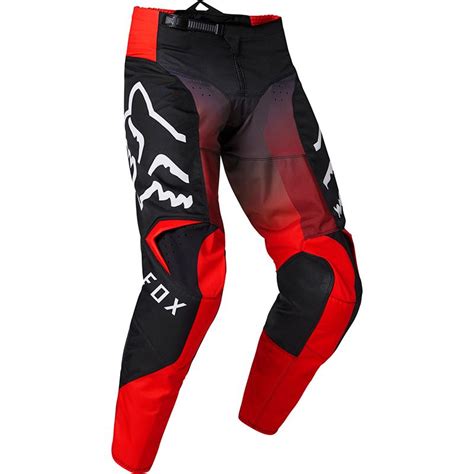 Pantalon Cross 180 LEED FOX Rouge Noir MAXXESS FR Pantalon Cross