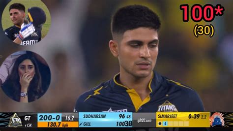 Shubman Gill Ki Betting Vs CSK Match Me Shubham Gill 100 Run Today