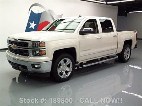 Find Used 2014 Chevy Silverado Ltz Crew Z71 4x4 Sunroof Nav 20s Texas