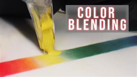 How To Tattoo COLOR BLENDING Step By Step Guide YouTube