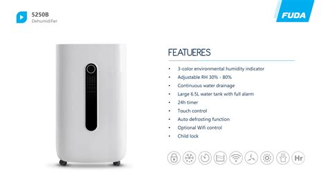 20l Portable Air Dehumidifier With Smart Tuya App Wifi Humidity Sensor Dehumidifiers For Home