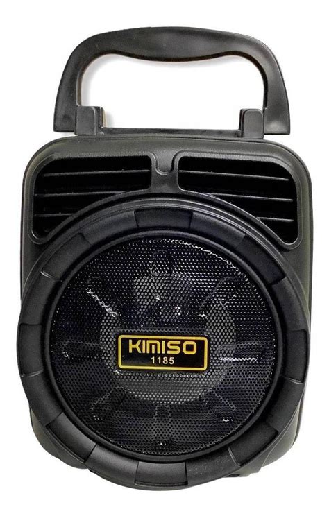 Bocina Kimiso Kms Port Til Con Bluetooth Negra Mercadolibre